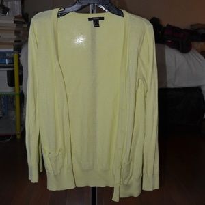 Basics: Bright Yellow Cardigan